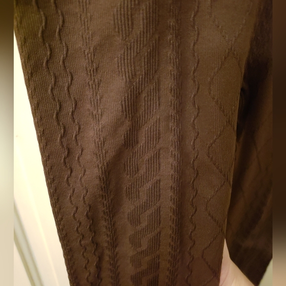 Joy Lab Women's Brown Textured Leggings - Picture 7 of 7